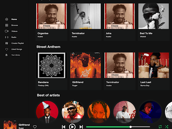 Cover image for Music UI