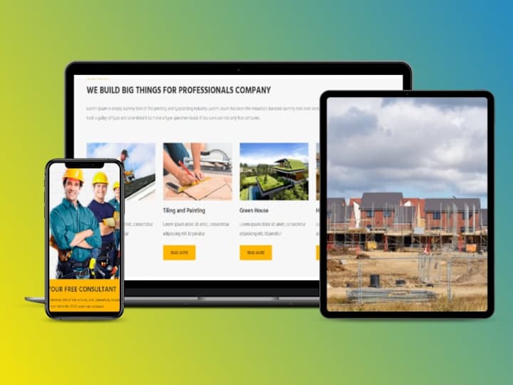 Cover image for Construction Company Website