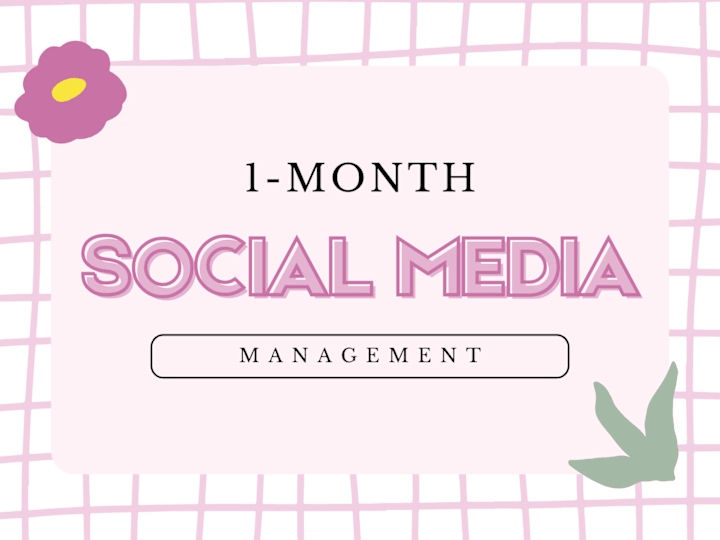 Cover image for Monthly Social Media Management