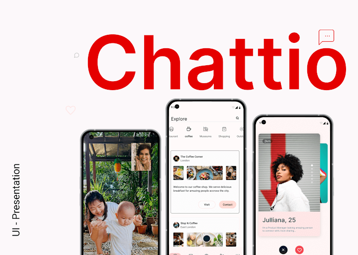 Cover image for Chattio - All In One Social App