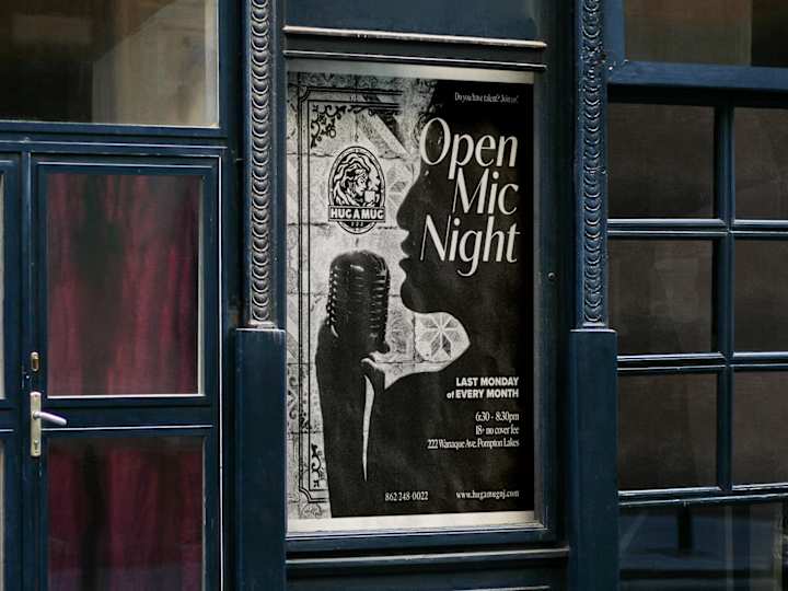 Cover image for Poster Design for Coffee Shop - Open Mic Night