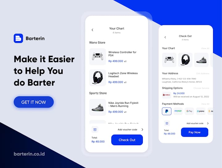 Cover image for Mobile App Barterin