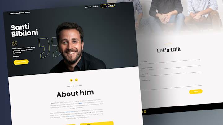 Cover image for Santiago Bibiloni - Bio website