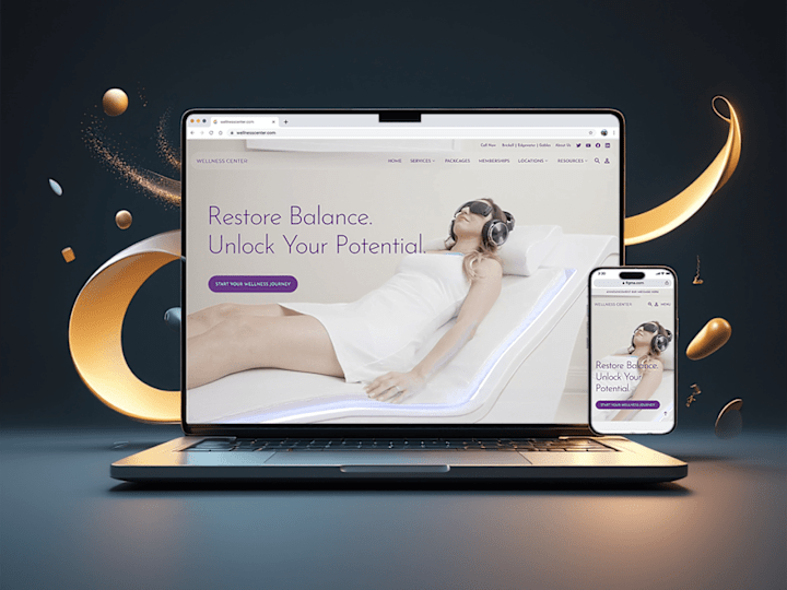 Cover image for Website Redesign for Wellness Service