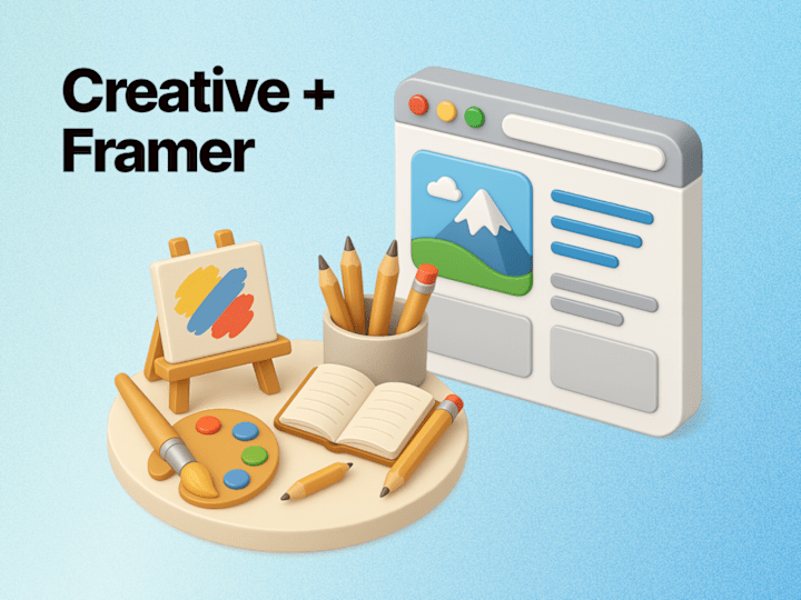 Cover image for Creative + Framer Web Dev. Combo