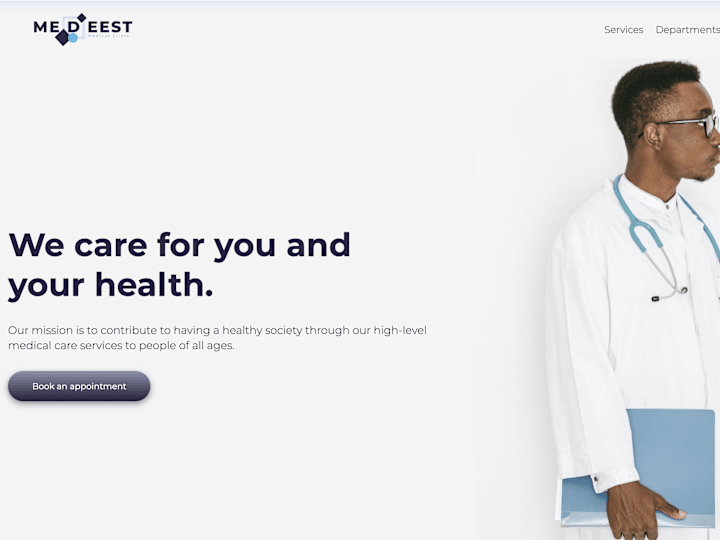 Cover image for Website Development for Booking Online Doctor Appointment 
