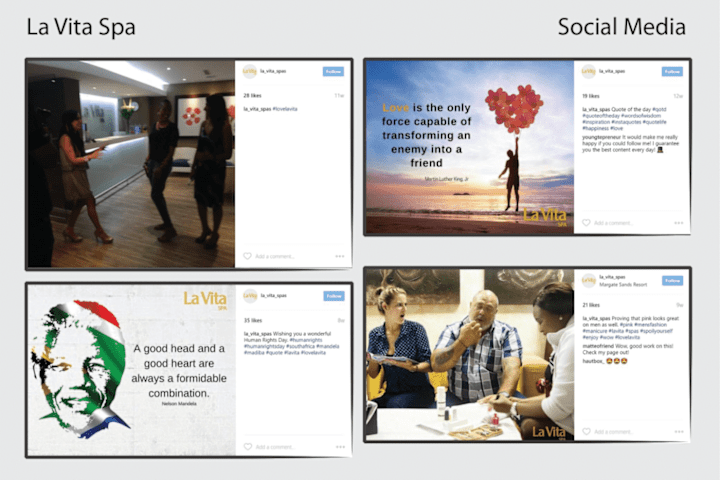 Cover image for La Vita Spa Social Media Posts