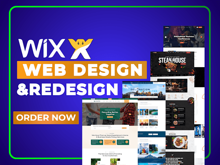 Cover image for I will design modern wix studio webiste and redesign wix website