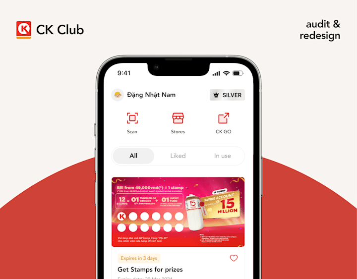 Cover image for CK Club Mobile App | Audit & Redesign