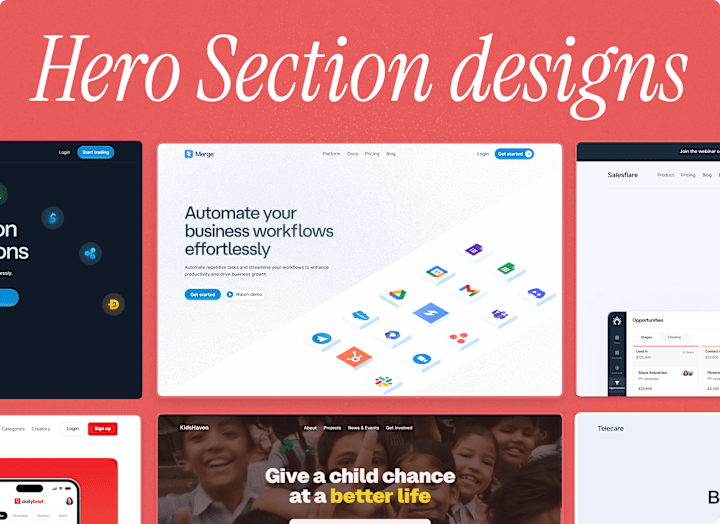 Cover image for Hero Section Design Collection