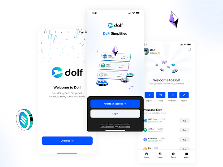 Cover image for dolf.finance - User interface redesign