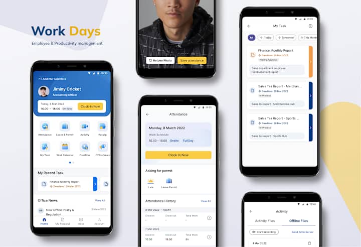 Cover image for Employee and Productivity Management App