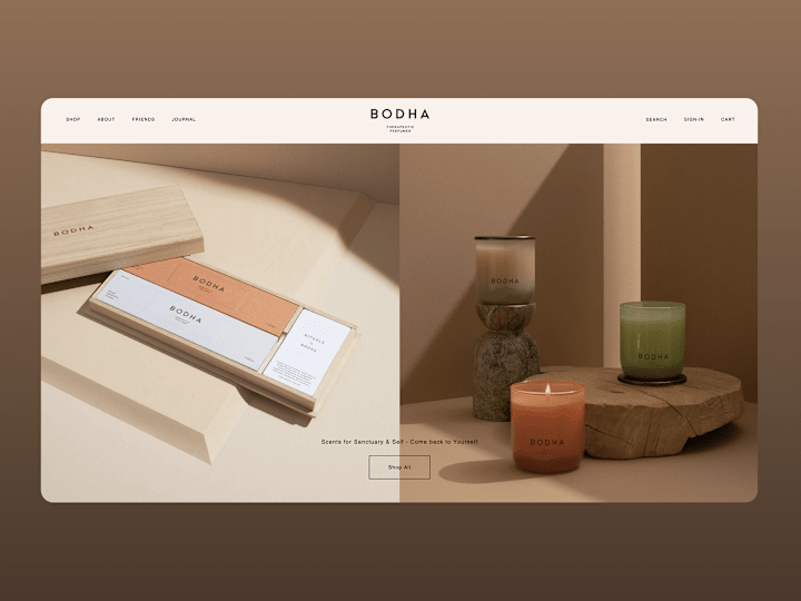 Cover image for Bodha Shopify Store Redesign