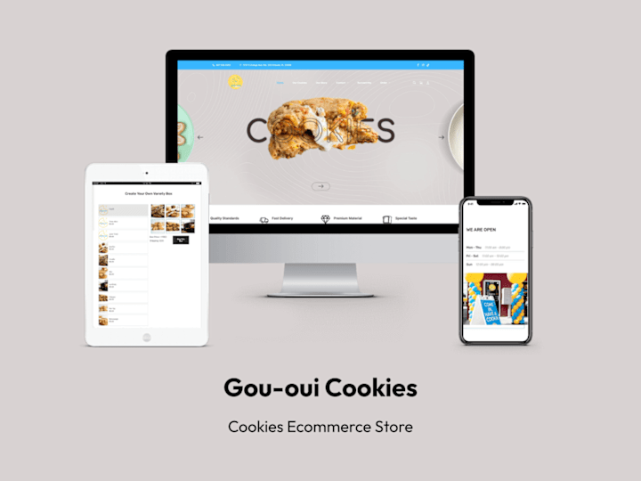 Cover image for Gou-oui Cookies - Ecommerce