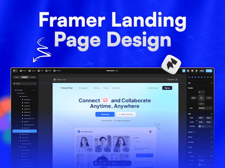 Cover image for Framer Landing Page