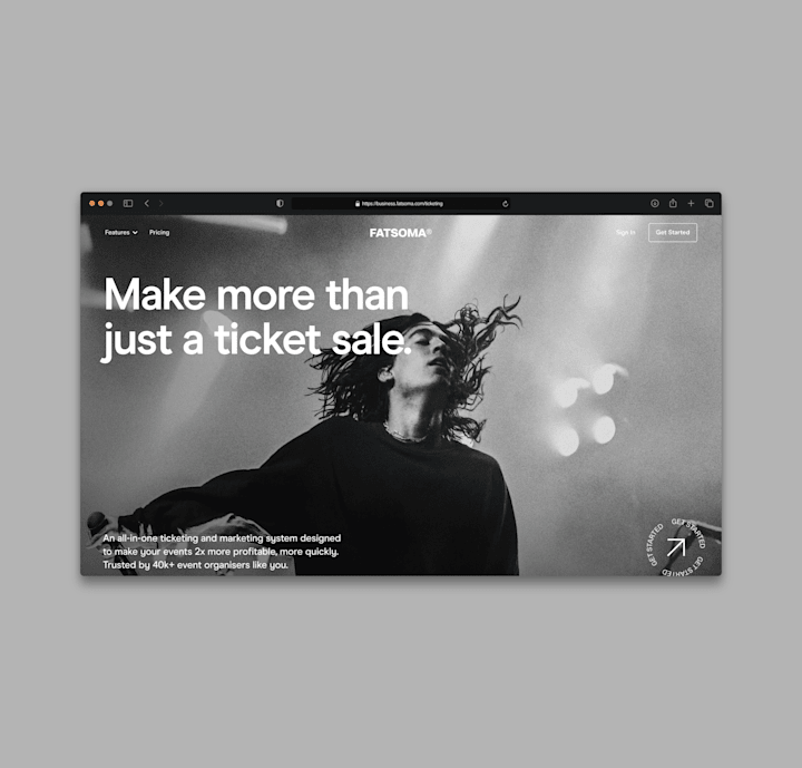 Cover image for Fatsoma - A Ticketing And Marketing System | Webflow Development