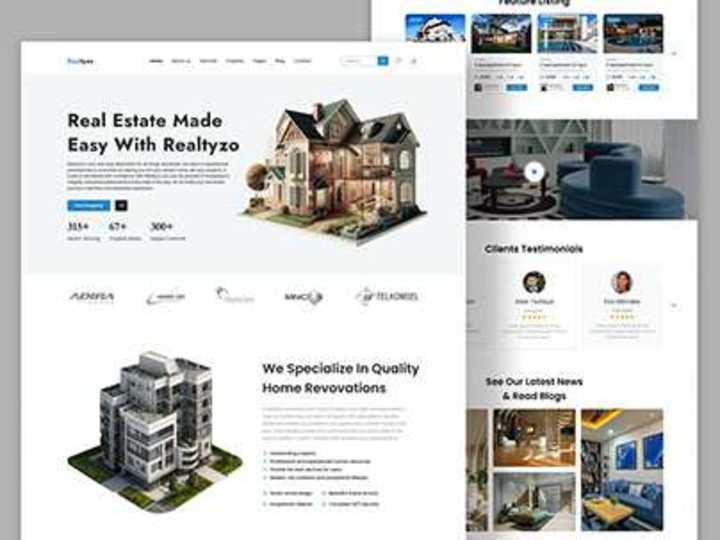 Cover image for Real Estate Website Development