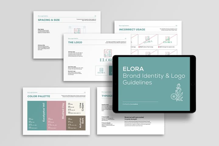 Cover image for Elora — Logo Guideline & Brand Identity