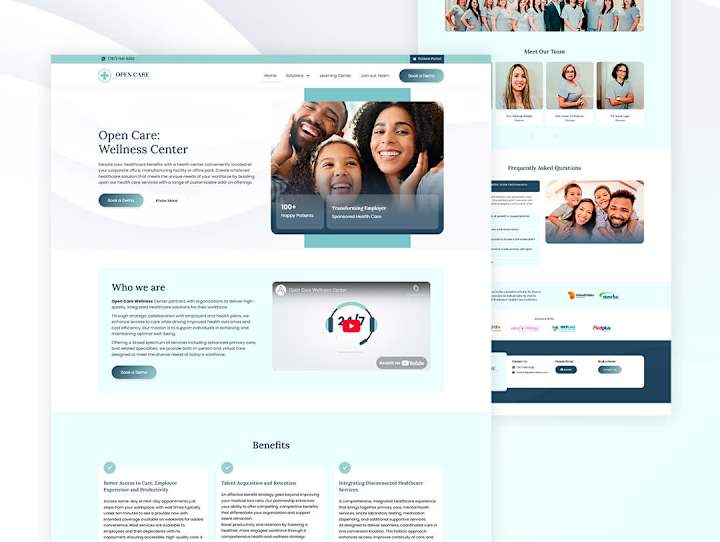 Cover image for Wordpress + Elementor Website - Open Care