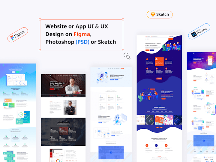 Cover image for Website & UX/UI Designer| Figma | UI UX | Web Design| Wireframes