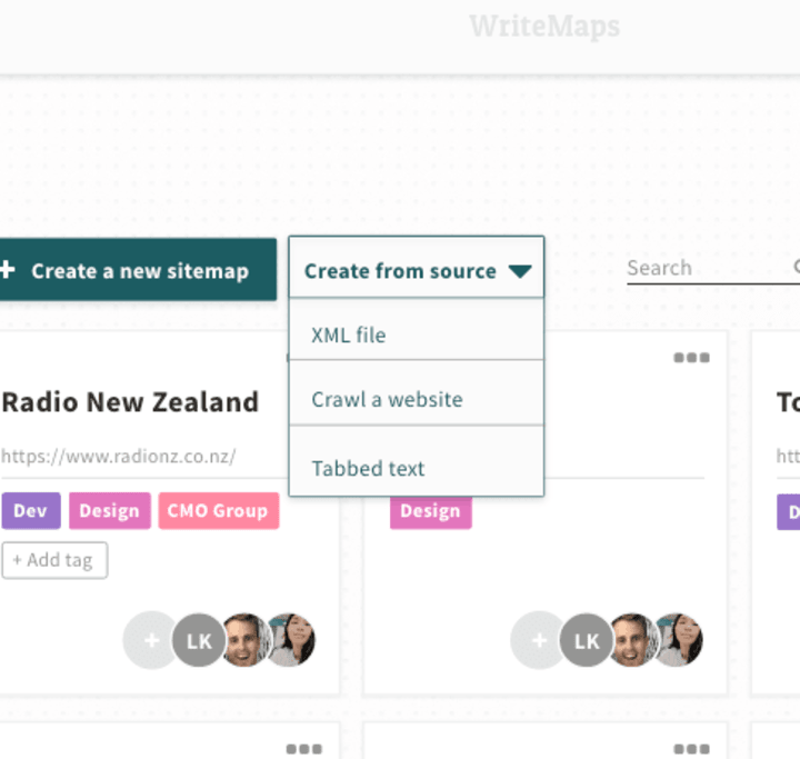 Cover image for Writemaps - UI and UX design