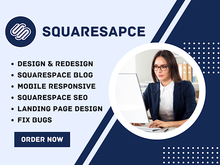 Cover image for I will design squarespace website design and redesign