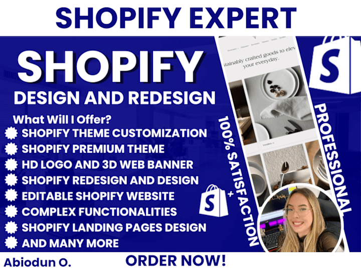 Cover image for Shopify Designer | Shopify Developer