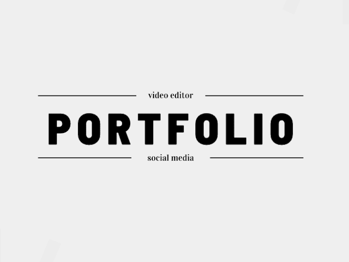 Cover image for Portfolio: Social Media Expert and Video Editor.