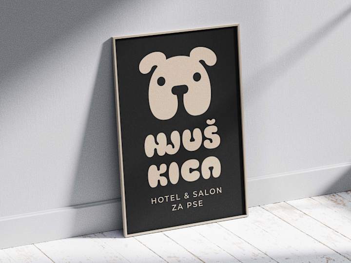 Cover image for Logo and Illustrations for NJUŠKICA Pet Hotel & Salon