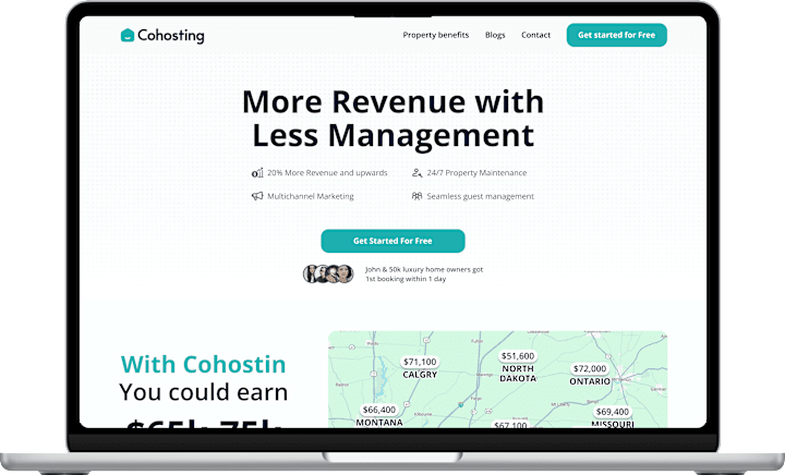 Cover image for Redesigning Co-hosting for trust, conversions & better visuals