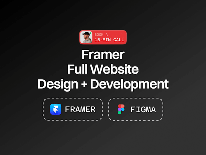 Cover image for Framer Full Website Design + Development