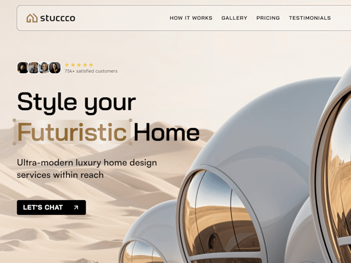 Cover image for Modern Interior Design Website