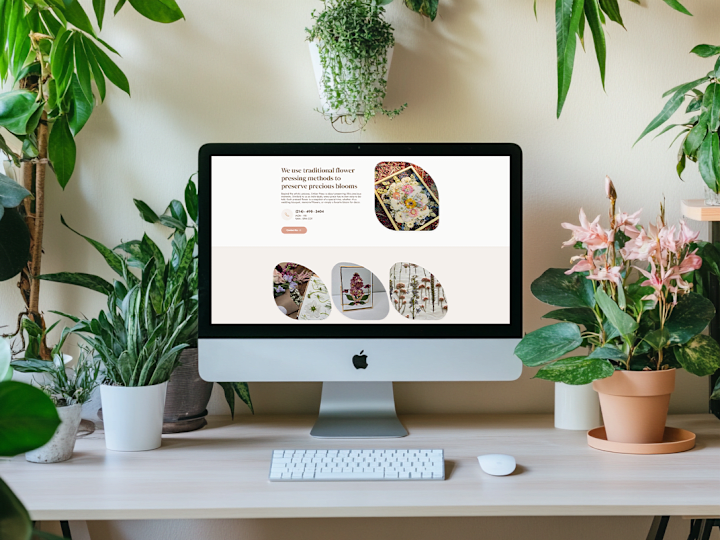 Cover image for Website Design for Emberpress Floral Preservation