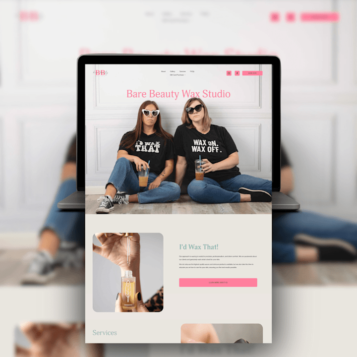 Cover image for Bare Beauty Website Redesign