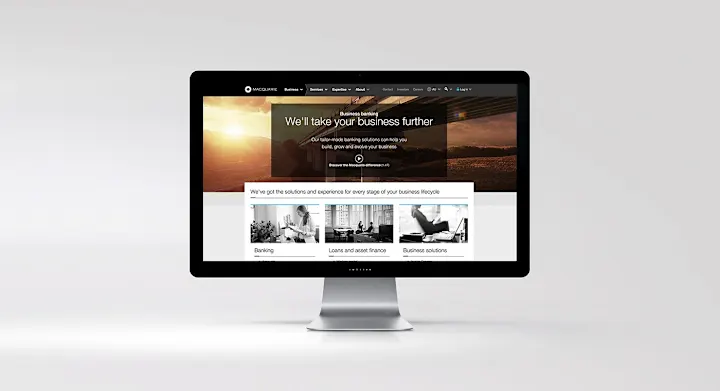 Cover image for Macquarie Group Limited. IA. CX. UX. UI #professional