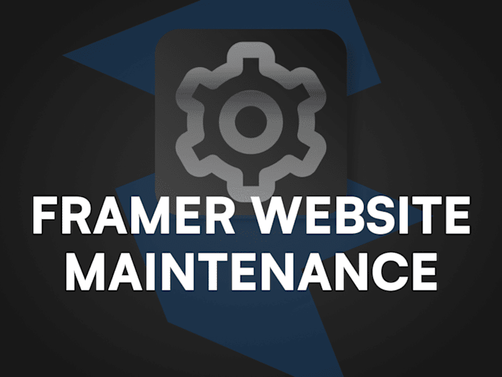 Cover image for Framer Website Maintenance