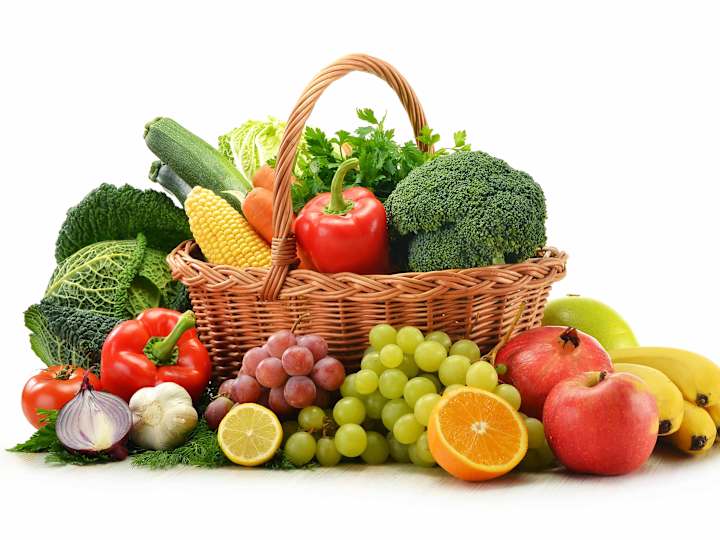 Cover image for HEALTH IS WEALTH: Fruits and Vegetables for Healthy Living.