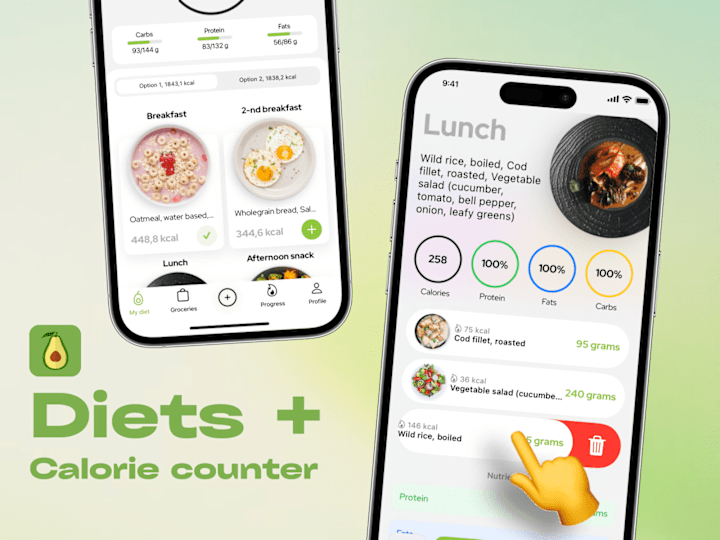 Cover image for Redesigning UI and fixed the UX in mobile app DIET
