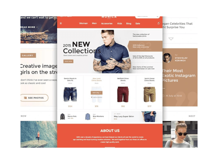 Cover image for I will design a luxury fashion website, shopify clothing store