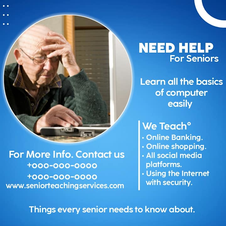 Cover image for "NEED HELP" for seniors