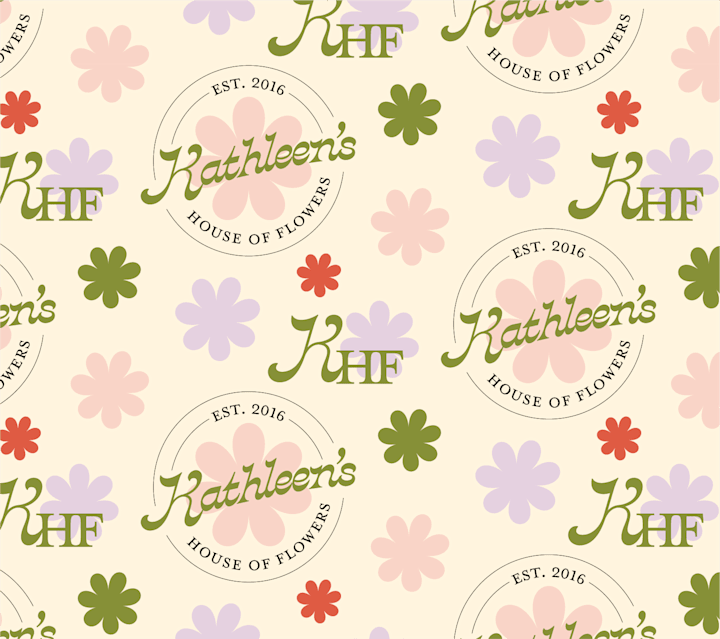 Cover image for Branding Kathleen's House of Flowers – A Fresh & Floral Identity