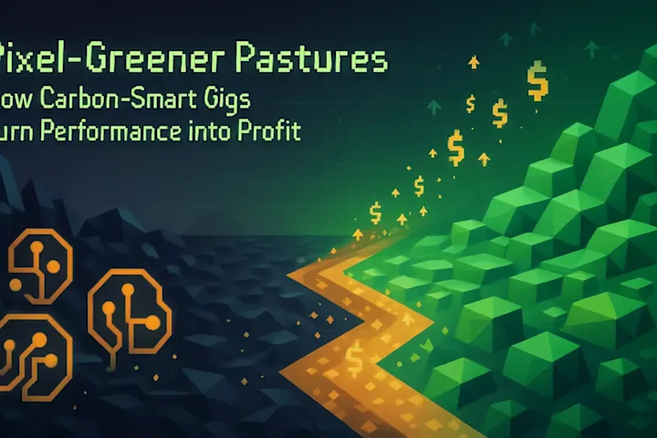 Cover image for Pixel-Greener Pastures: How Carbon-Smart Gigs Turn Performance into Profit