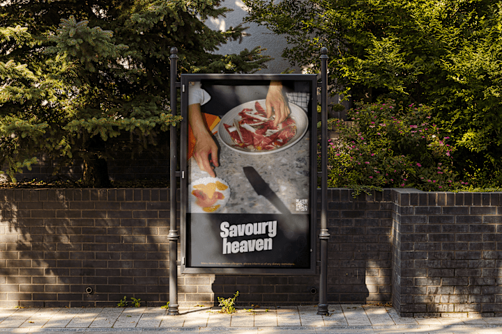 Cover image for Savoury heaven- brand identity. 