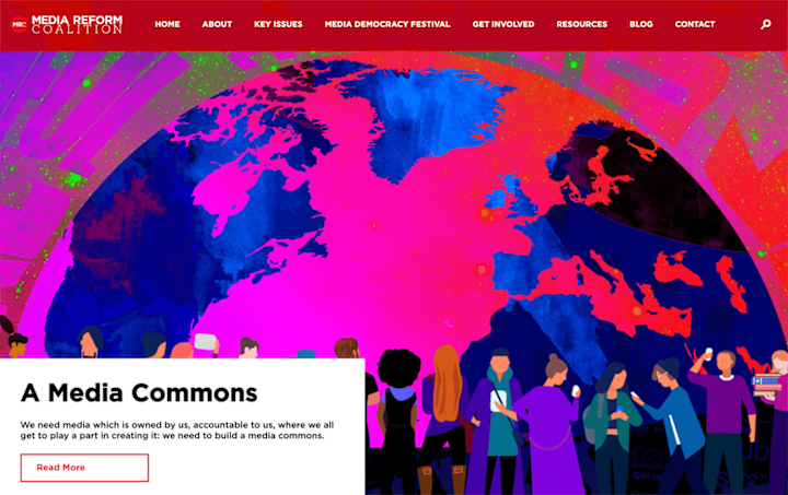 Cover image for Media Reform Coalition - Website Design & Build