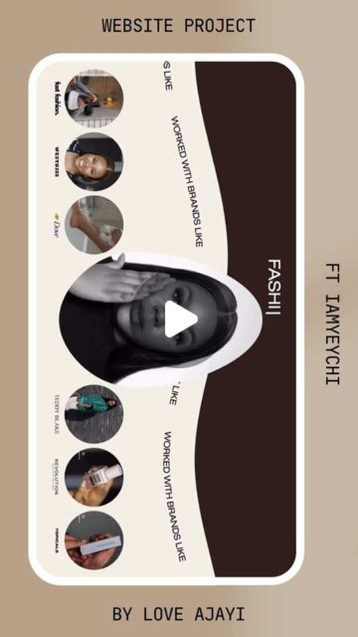 Cover image for Website Project ft Lifestyle Content Creator 