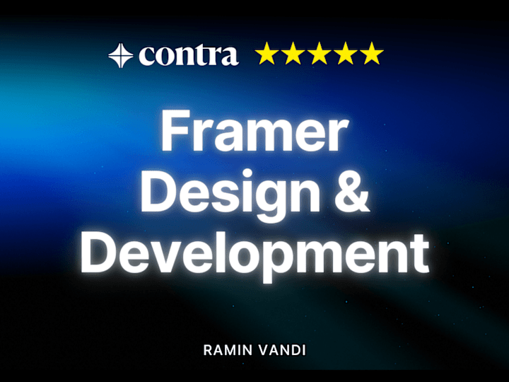 Cover image for Framer Website - Design & Development