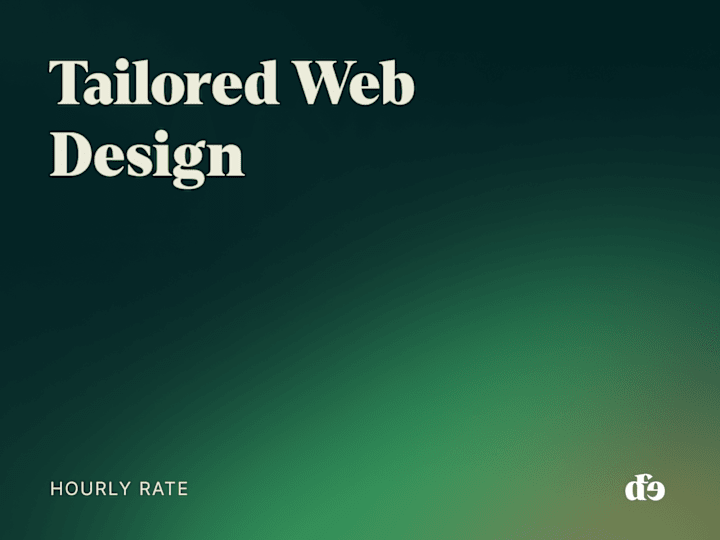 Cover image for Tailored Website Design