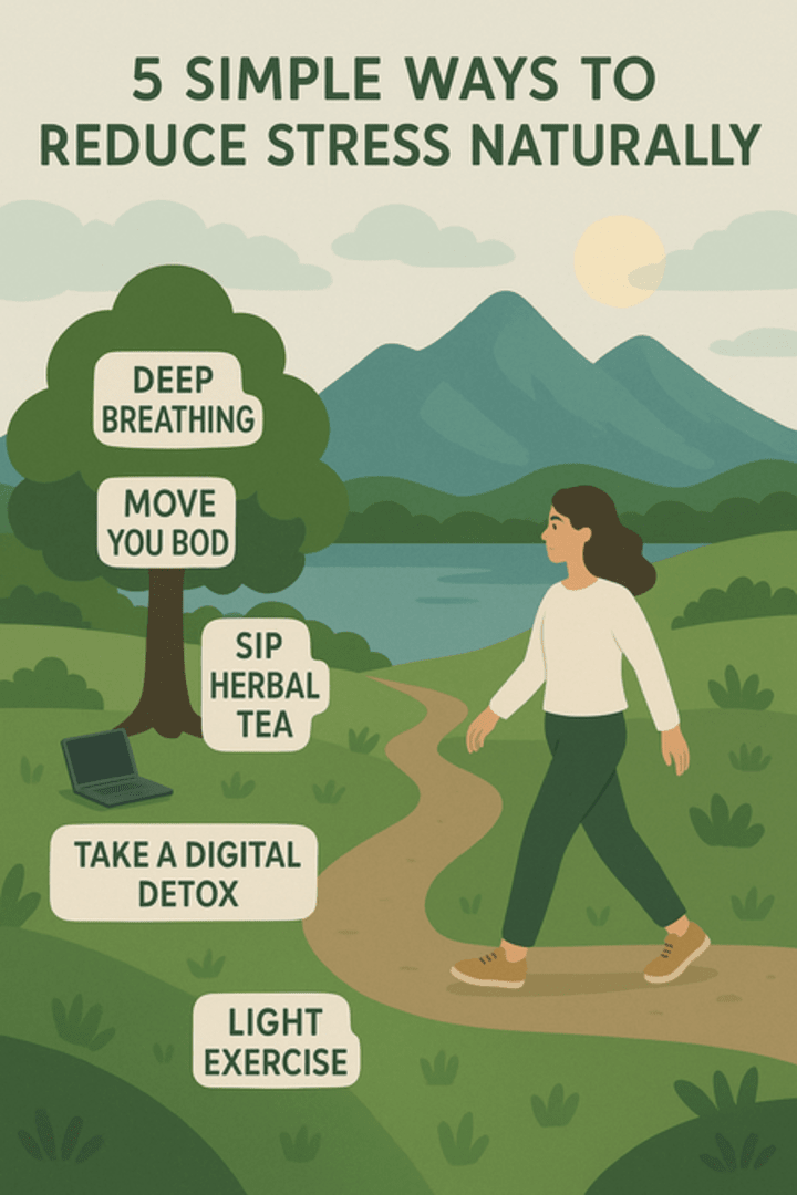 Cover image for Natural Stress Relief Content Creation