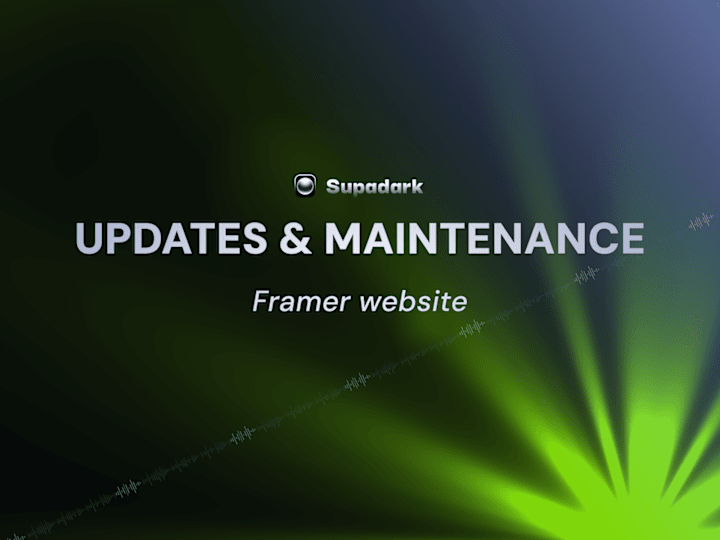 Cover image for Updates and Maintenance