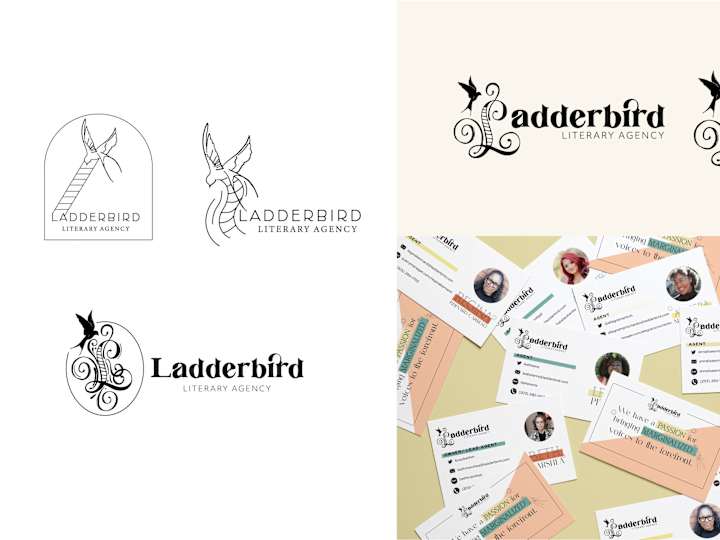 Cover image for Web design & Branding for Ladderbird Literary Agency